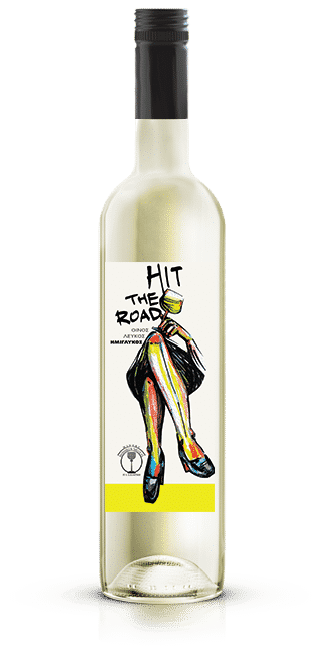 big wine HIT THE ROAD WHITE DRY WINE WINERY MONSIEUR NICOLAS KARAMITROS