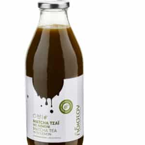 MACHA ΤΣΑΙ ΜΕ ΛΕΜΟΝΙ ΚΑΙ ΓΛΥΚΑΝΤΙΚΟ ΣΤΑΦΥΛΙΟΥ 750 ML