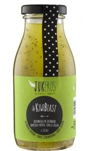 Χειροποίητη Λεμονάδα με Αγαύη, Ακτινίδιο, φρέσκια Μέντα και σπόρους Chia 250ML