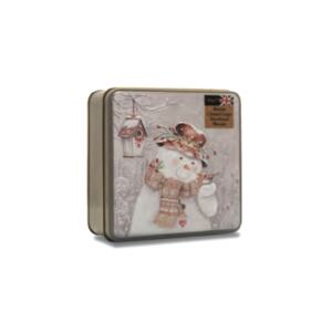 ΧΡΙΣΤΟΥΓΕΝΝΙΑΤΙΚΟ ΜΕΤΑΛΛΙΚΟ ΚΟΥΤΙ ΧΙΟΝΑΝΘΡΩΠΟΣ 100GR