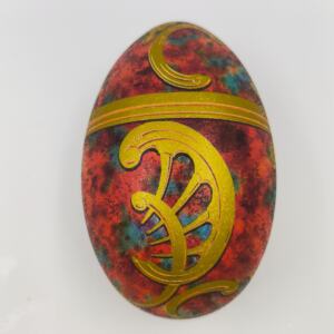 ΜΕΤΑΛΛΙΚΟ ΙΤΑΛΙΚΟ ΑΥΓΟ ΣΧΕΔΙΟ (19)  11CM*7CM