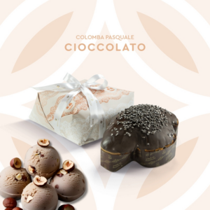 COLOMBA CIOCCOLATO 1000GR ΓΕΜΙΣΤΗ ΜΕ ΠΑΓΩΤΟ NOCCIOLA