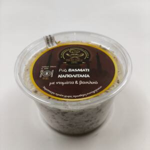 ΡΥΖΙ ΜΠΑΣΜΑΤΙ ΝΑΠΟΛΙΤΑΝΑ ΜΕ ΝΤΟΜΑΤΑ ΚΑΙ ΒΑΣΙΛΙΚΟ 430GR