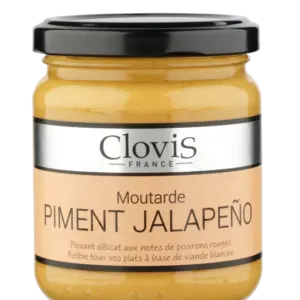ΜΟΥΣΤΑΡΔΑ CLOVIS  ΜΕ KOKKINH ΠΙΠΕΡΙΑ Jalapeño 200GR