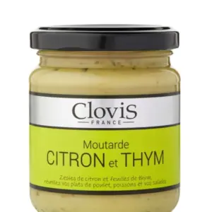 ΜΟΥΣΤΑΡΔΑ CLOVIS ΜΕ ΞΥΣΜΑ ΛΕΜΟΝΙΟΥ & ΘΥΜΑΡΙ 200GR