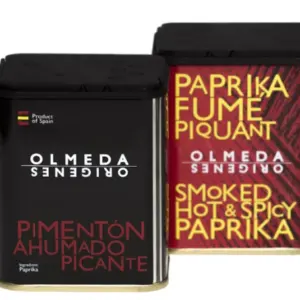 ΚΑΥΤΕΡΗ ΚΑΠΝΙΣΤΗ ΠΑΠΡΙΚΑ LA VERA ΠΟΠ  ΣΕ ΣΚΟΝΗ OLMEDA ORIGENES 75gr