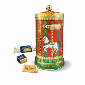 ΜΟΥΣΙΚΟ ΚΟΥΤΙ ΚΑΡΟΥΖΕΛ ΜΕ ΣΟΚΟΛΑΤΑΚΙΑ BARATTI & MILANO 160GR