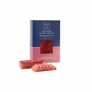 ΜΑΡΙΝΑΡΙΣΜΕΝΟΣ ΚΑΠΝΙΣΤΟΣ ΣΟΛΩΜΟΣ ΜΕ ΠΑΤΖΑΡΙ & VODKA CARPIER 150GR