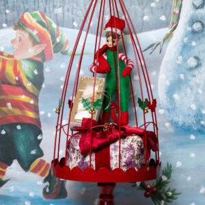 ΧΡΙΣΤΟΥΓΕΝΝΙΑΤΙΚΗ ΣΥΝΘΕΣΗ ΚΟΚΚΙΝΟ ΚΛΟΥΒΙ ΜΕ ΞΩΤΙΚΟ