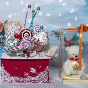 ΧΡΙΣΤΟΥΓΕΝΝΙΑΤΙΚΗ ΣΥΝΘΕΣΗ ΓΛΥΚΑ ΜΕ ΑΡΚΟΥΔΑΚΙ