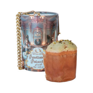 PANETTONCINO ME ΕΠΙΚΑΛΥΨΗ ΓΛΑΣΟ PISTACCHIO RUSTICHELLA D'ABRUZZO115GR