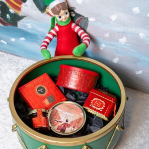 ΧΡΙΣΤΟΥΓΕΝΝΙΑΤΙΚΗ ΣΥΝΘΕΣΗ ΞΩΤΙΚΟ-ΠΡΑΣΙΝΟ ΤΥΜΠΑΝ0